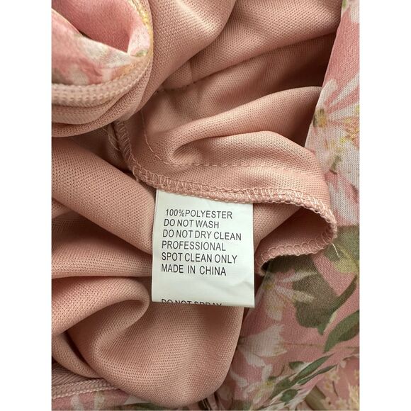 NWOT IEENA FOR MAC DUGGAL Pleated Halter Neck Floral Dress Size 0 $258 - Picture 11 of 11